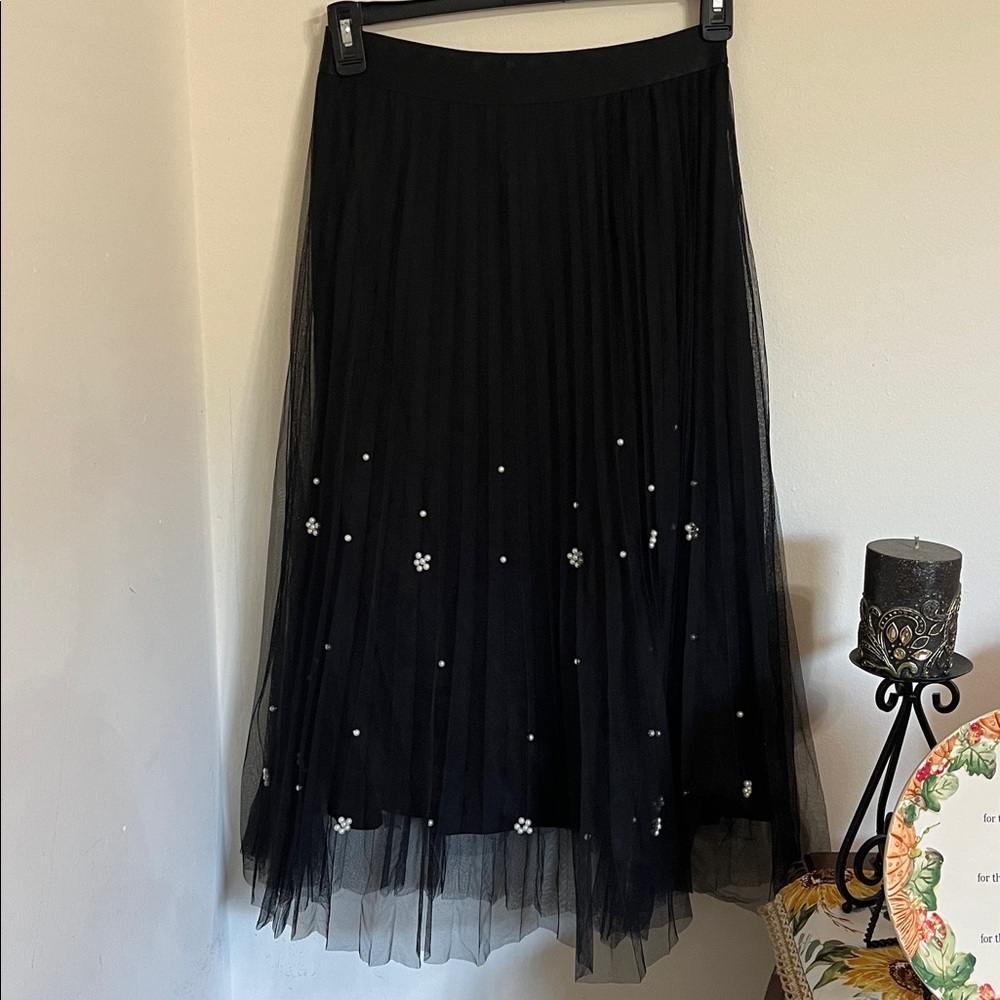 Eva Franco Elegant Black Skirt